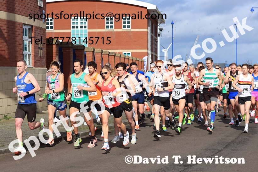 The 2024 Blyth 10k Road Race.  Photo: David T. Hewitson/Sports for All Pics